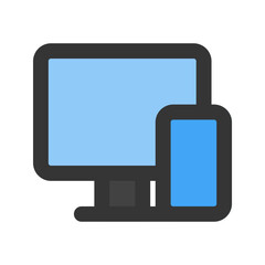 responsive design line color icon