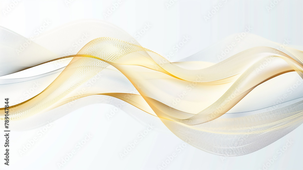Poster wave with lines wave element for design. digital frequency track equalizer. stylized line art backgr