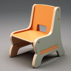 realistic image of a growing chair for children aged 4 to 12 сreated with Generative Ai