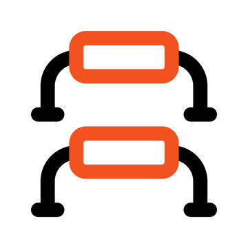 recommend clip art: push up outline color icon