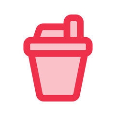 bottle outline fill icon