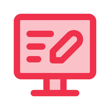 copywriting outline fill icon