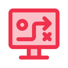 plan outline fill icon