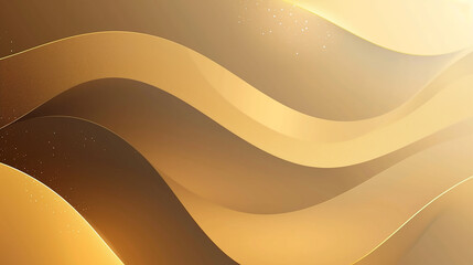 Modern abstract golden shiny wave line white background. luxury golden color Abstract wave...