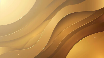 Modern abstract golden shiny wave line white background. luxury golden color Abstract wave...