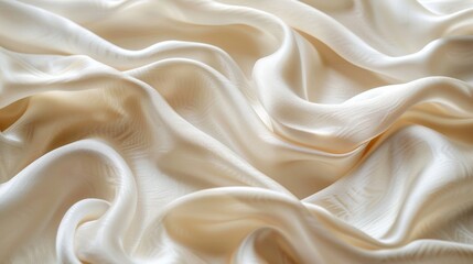 Elegant cream white silk background with subtle water ripple effects, styled in high-resolution detail to emphasize luxury and fluidity.