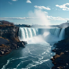 Niagara falls, ai-generatet