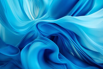 Obraz premium Oceanic Blue Deep Current Abstract Color Flow Wallpapers