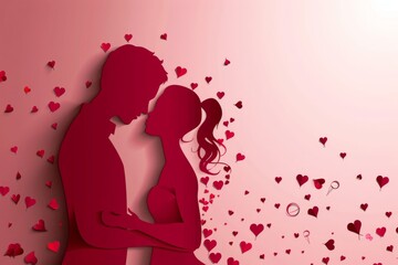 Romantic Art Love and Safety: Design Your Valentine Illustration on a White Background with Affectionate and Reassuring Artwork