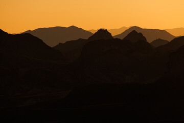 .Canyon Abenteuer Silhouette Sonnenuntergang