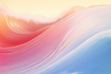 Soft Glow Abstract Headers: Frothy Wave Crest Surf Shop Design