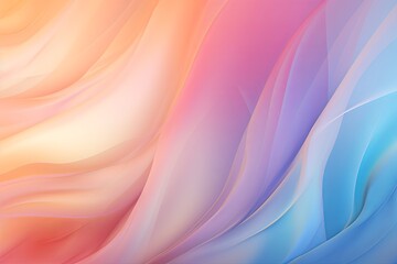 Obraz premium Soft Glow Abstract Headers: Dusk Colors for Evening Event Promos