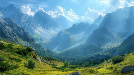 Breathtaking Mountains Landscape