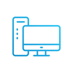 Computer vector icon