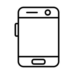 Smart phone line icon