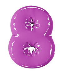 Balloon number ( Pink )