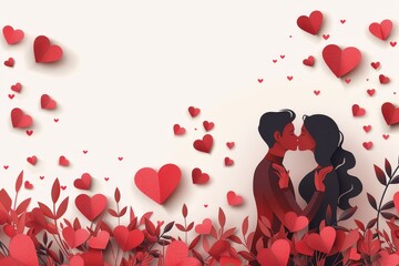 Dive Deep into the Art of Love with Emotional Designs: Romantic Hearts and Scenes Crafted for Psychological Comfort and Fulfillment