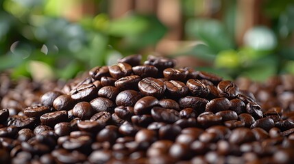 Coffee is a beverage prepared from roasted coffee beans. - 789173687