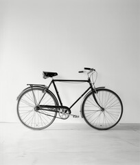 Fototapeta na wymiar Vintage Bicycle in Black and White