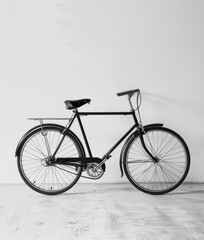 Vintage Bicycle in Black and White