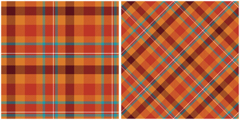Tartan Seamless Pattern. Traditional Scottish Checkered Background. Traditional Scottish Woven Fabric. Lumberjack Shirt Flannel Textile. Pattern Tile Swatch Included.