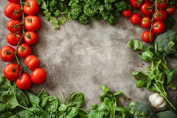 Variety of Fresh Vegetables on a Table