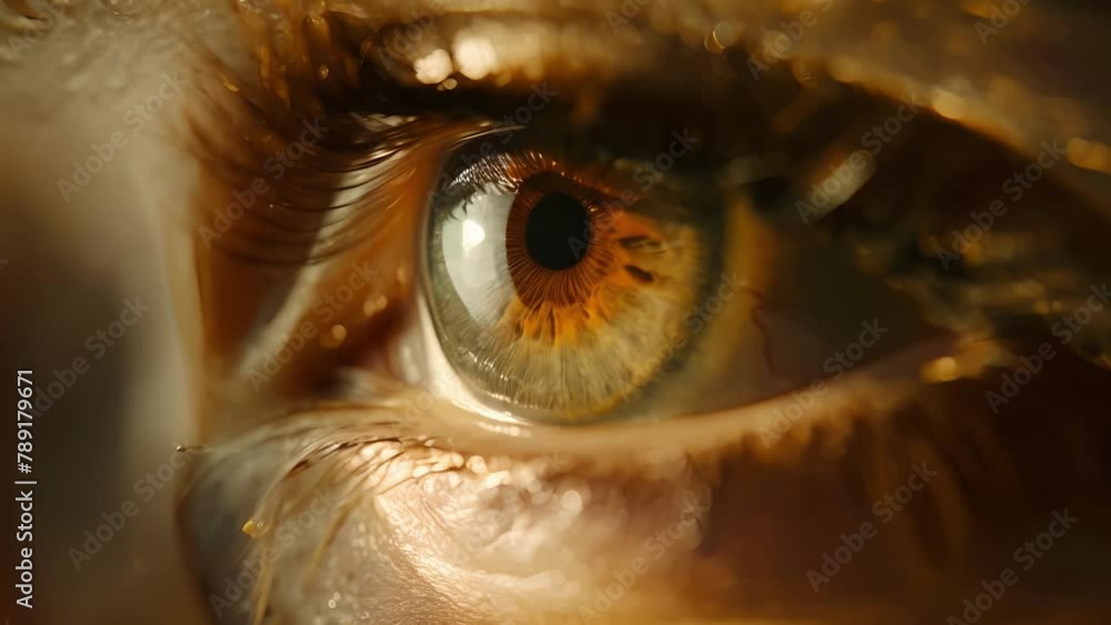 Poster within the iris a miniature version of the subjects face stares back in a mesmerizing reflection. .