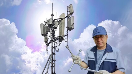 Maintenance technician for internet transmission towers, radio communications, cellular telephone...