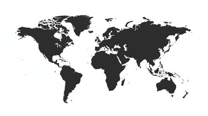 Fototapeta premium  world map