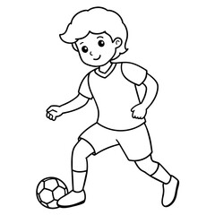          child who play football.
