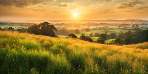 Sunny days warmth captured in a round blur embodying the essence of smooth summer