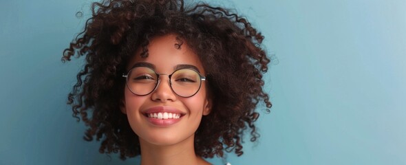 Person Wearing Glasses Close Up - obrazy, fototapety, plakaty