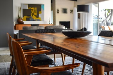 Mid Century Modern. Dining room table .