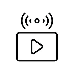 Video Streaming vector icon