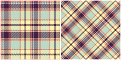 Tartan Pattern Seamless. Pastel Gingham Patterns Seamless Tartan Illustration Vector Set for Scarf, Blanket, Other Modern Spring Summer Autumn Winter Holiday Fabric Print.