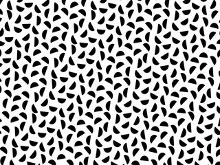 Retro black geometric pattern background, vector abstract circles, abstract art. Trendy pattern background.