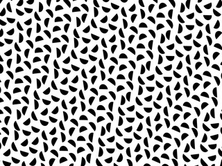 Retro black geometric pattern background, vector abstract circles, abstract art. Trendy pattern background.