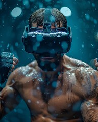 Virtual reality fitness challenges, global competitions in digital worlds, community and health