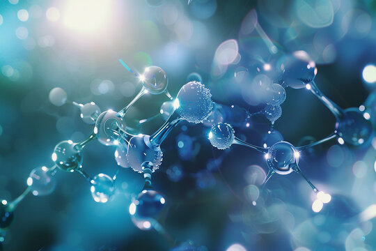 abstract background medicine geometric molecule or atom nano chemical concept