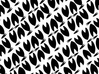 Retro black geometric pattern background, vector abstract circles, abstract art. Trendy pattern background.