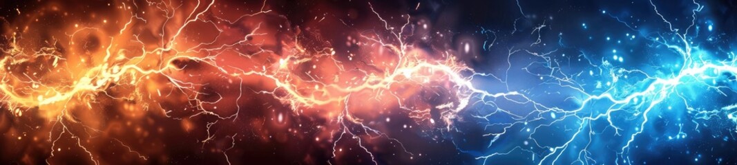 Electric Burst, Abstract Zap Explosion Background