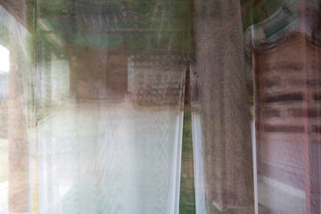 View of the curtain for decoration