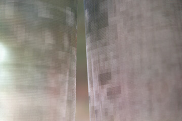 View of the curtain for decoration