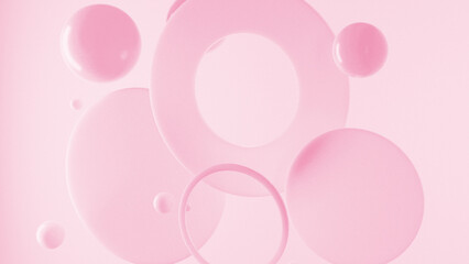 Light Azalea Pink Abstract Creative Background Design