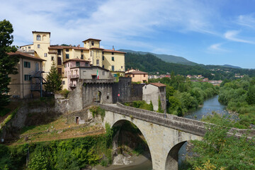 View of Castelnuovo di Garfagnana, Tuscany, Italy - 789218806