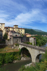 View of Castelnuovo di Garfagnana, Tuscany, Italy - 789218819