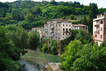 View of Castelnuovo di Garfagnana, Tuscany, Italy - 789218880