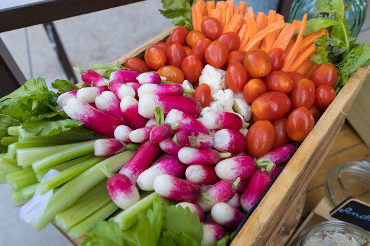 Corbeille de crudit&eacute;s