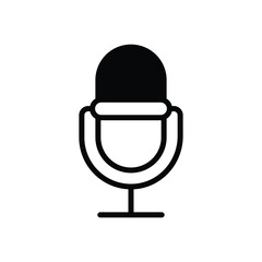 Podcast vector icon