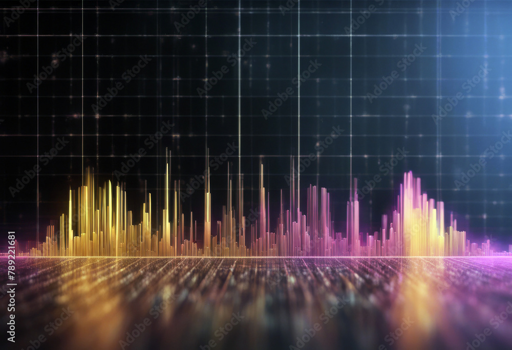Aufkleber illustration equalizer waveform 3d hud png alpha digital abstract audio eq bar dashboard datum desig